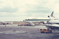 Alitalia Douglas DC-10 on the apron