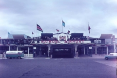 Apron side of Nairobi airport arrivals 1975