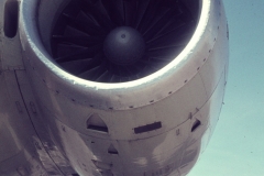 Closeup of Super VC10 R-R Conway engine