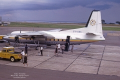 5Y-AAC at Entebbe in March 1967. Photo by Michael Jefferies