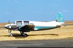 Pictured in 1959 after being sold by EAA. VP-KJJ eventually crashed at Mbeya, Tanganyika 1962.  Picture courtesy of H. John Black