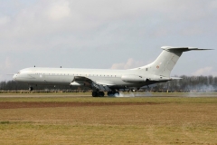 Final touchdown! The last flight of ZA149 (the former 5X-UVJ) from RAF Brize Norton to Bruntingthorpe 18/3/2013. Photo by C. Sandham-Bailey.